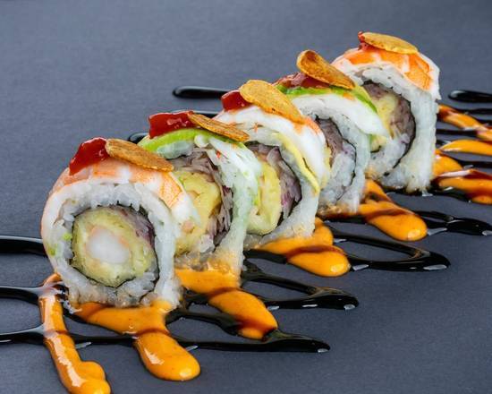 Order Double Shrimp Roll food online from SushiStop Culver City store, Culver City on bringmethat.com