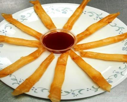 Order 5. Crispy Shrimp Sticks food online from Red Apple Chinese Restaurant store, Waterloo on bringmethat.com