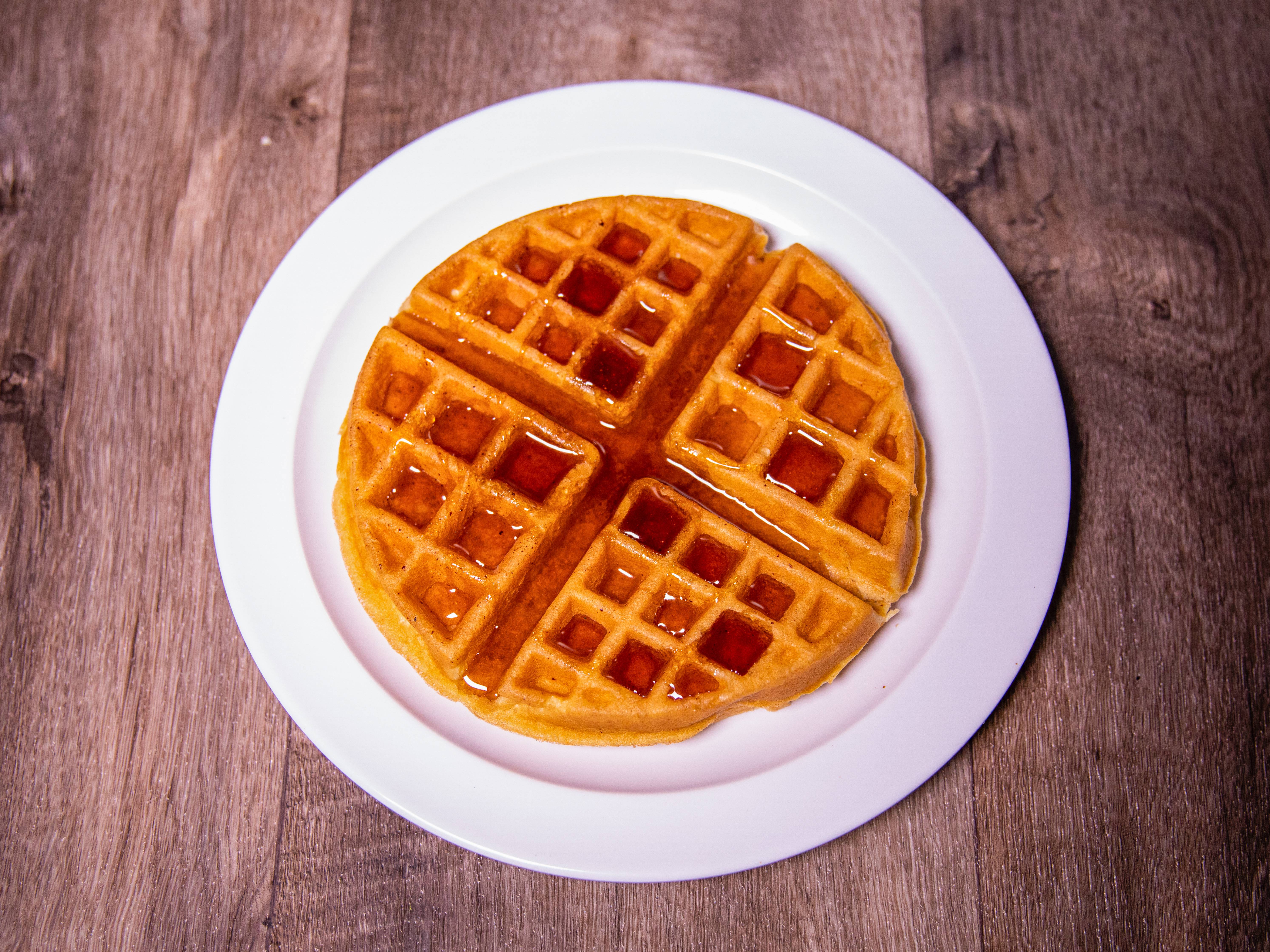 Order 3. Waffle Breakfast food online from Midtown Bar & Grill store, Houston on bringmethat.com