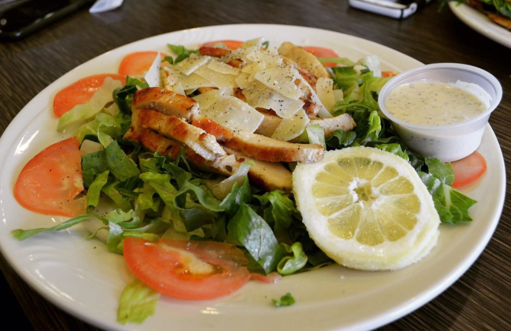 Order 19. Chicken Breast Salad food online from Uncle Af's store, Agoura Hills on bringmethat.com