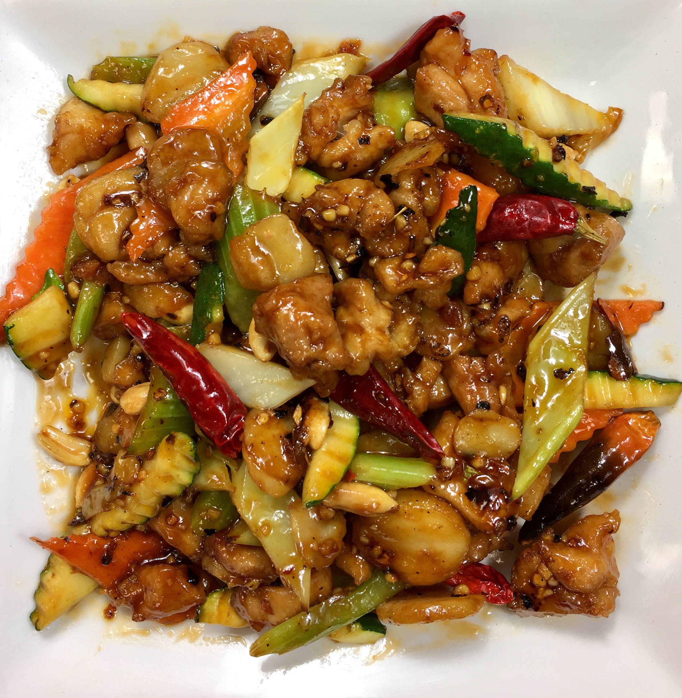 Order 20. Kung Pao Chicken food online from Go Get em Chinese store, Rancho Cucamonga on bringmethat.com