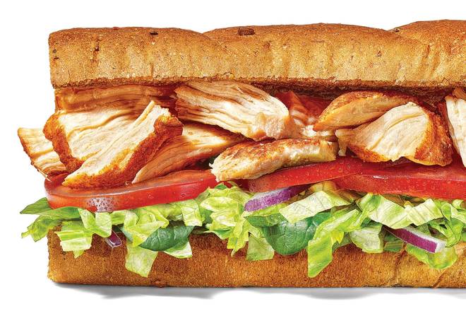 Order Rotisserie-Style Chicken Footlong Regular Sub food online from Subway store, Manchester on bringmethat.com