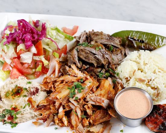 Order Combo Gyros Plate food online from Van Ness Cafe & Gyros store, San Francisco on bringmethat.com