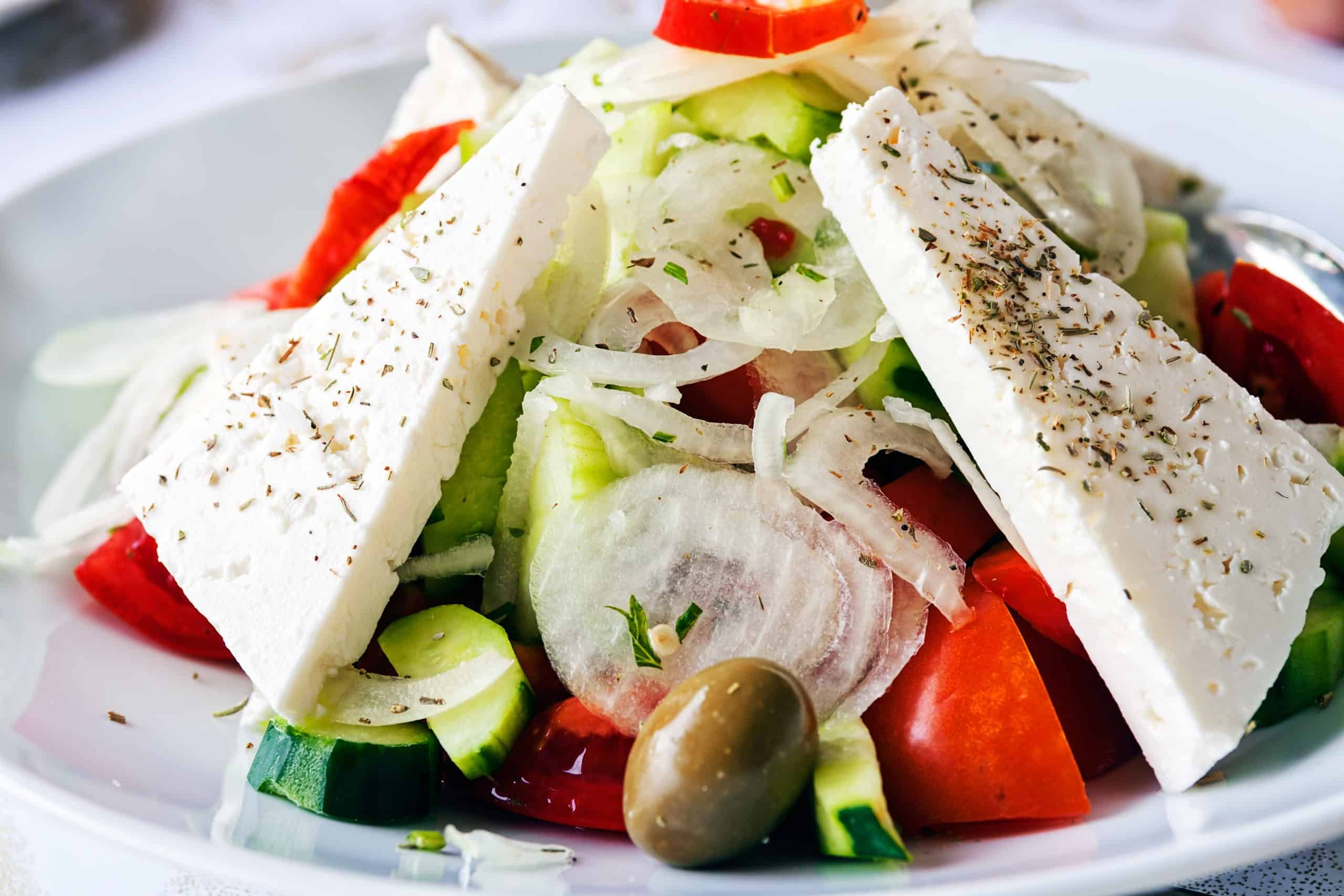 Order Greek Salad food online from Jackson Hole store, Englewood on bringmethat.com