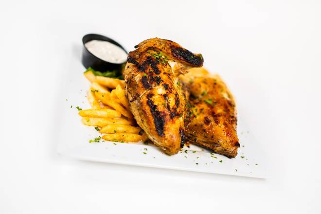Order Roast Greek Chicken food online from The Big Greek Cafe store, Silver Spring on bringmethat.com