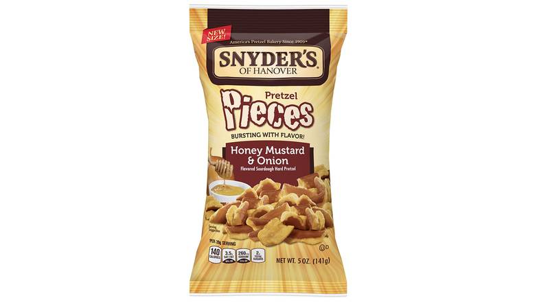 Order Snyder'S Of Hanover Pretzel Pieces, Honey Mustard And Onion food online from Route 7 Food Mart store, Norwalk on bringmethat.com