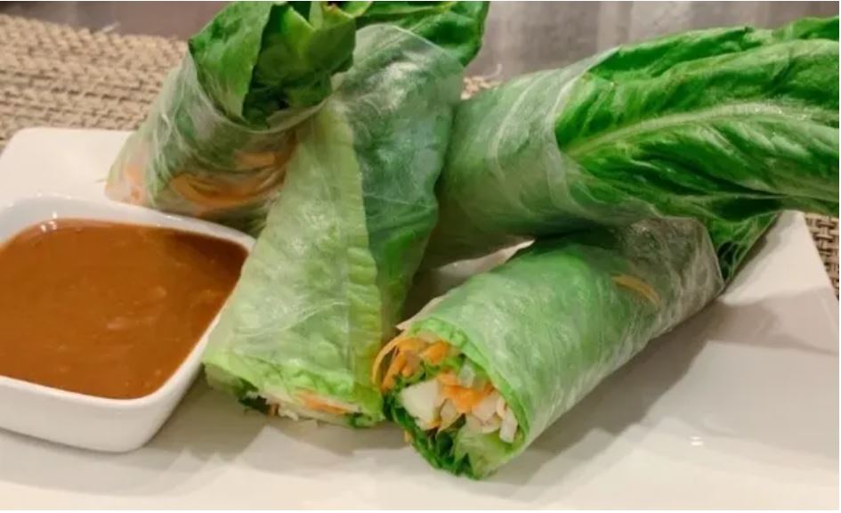 Order 6. Fresh Roll food online from Am Thai Fusion Cuisine store, Anaheim on bringmethat.com