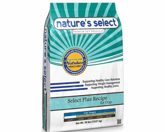Order Plus Recipe - Chicken with Glucosamine (30 lbs) food online from Nature Select Pet store, Lake Barrington on bringmethat.com