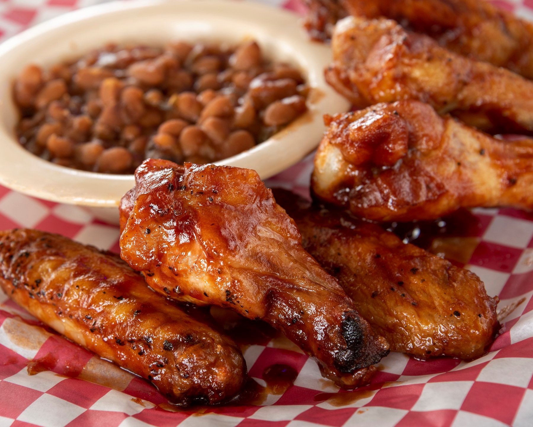 Order BBQ Wings food online from The Wing Market store, Tulsa on bringmethat.com