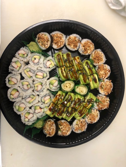 Order 48 Piece Cooked Sushi Tray  food online from A Plus Sushi store, Malvern on bringmethat.com