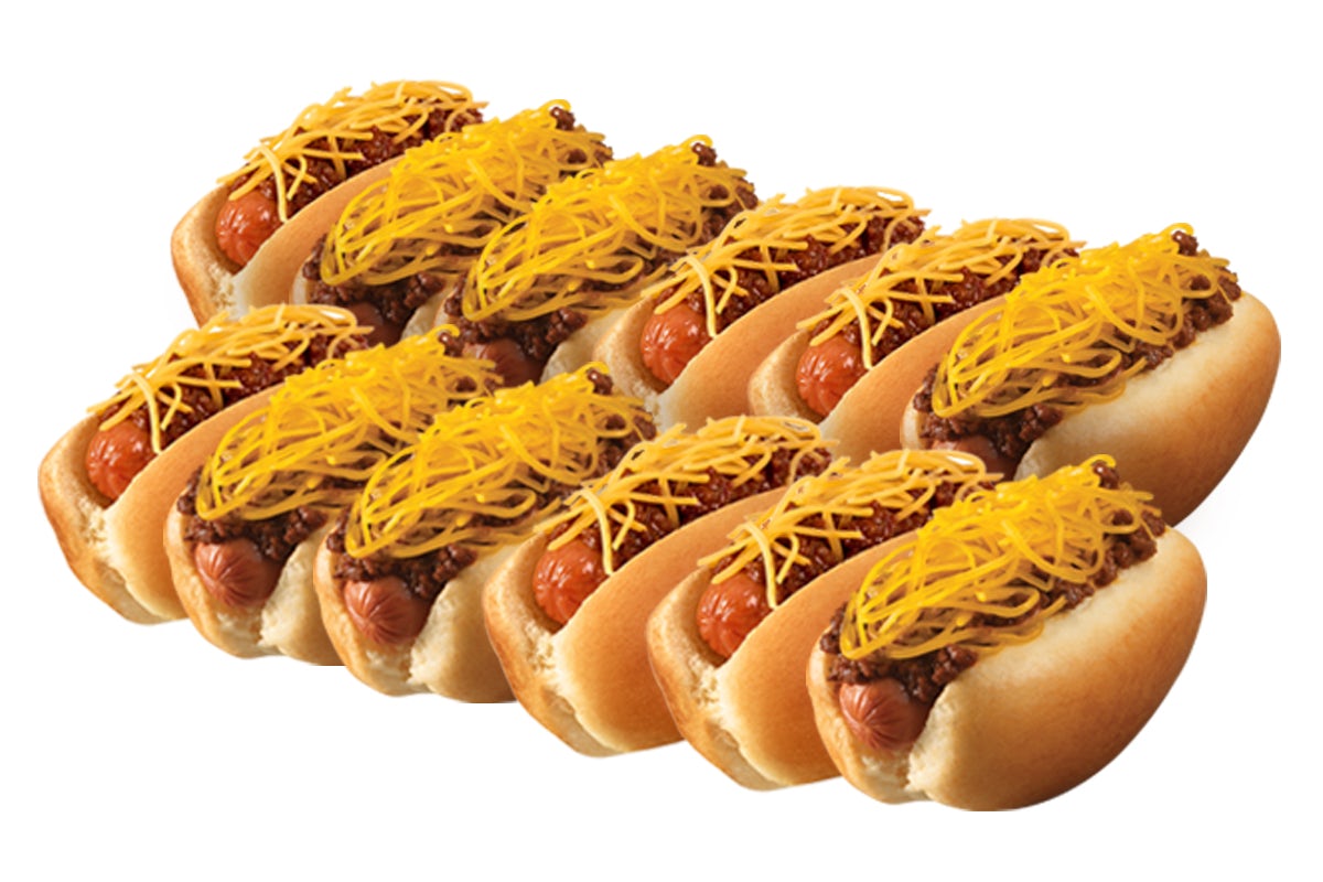 Order 12 CHILI CHEESE PUPS food online from Krystal - Perry #WRG003 store, Perry on bringmethat.com