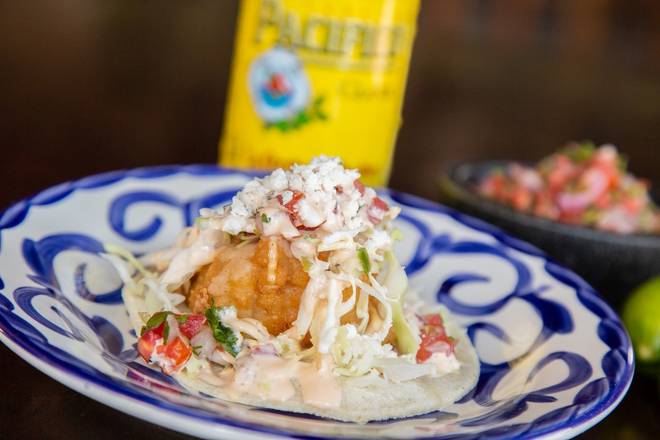 Order Fried Pescado Taco food online from Barrio Queen store, Tempe on bringmethat.com