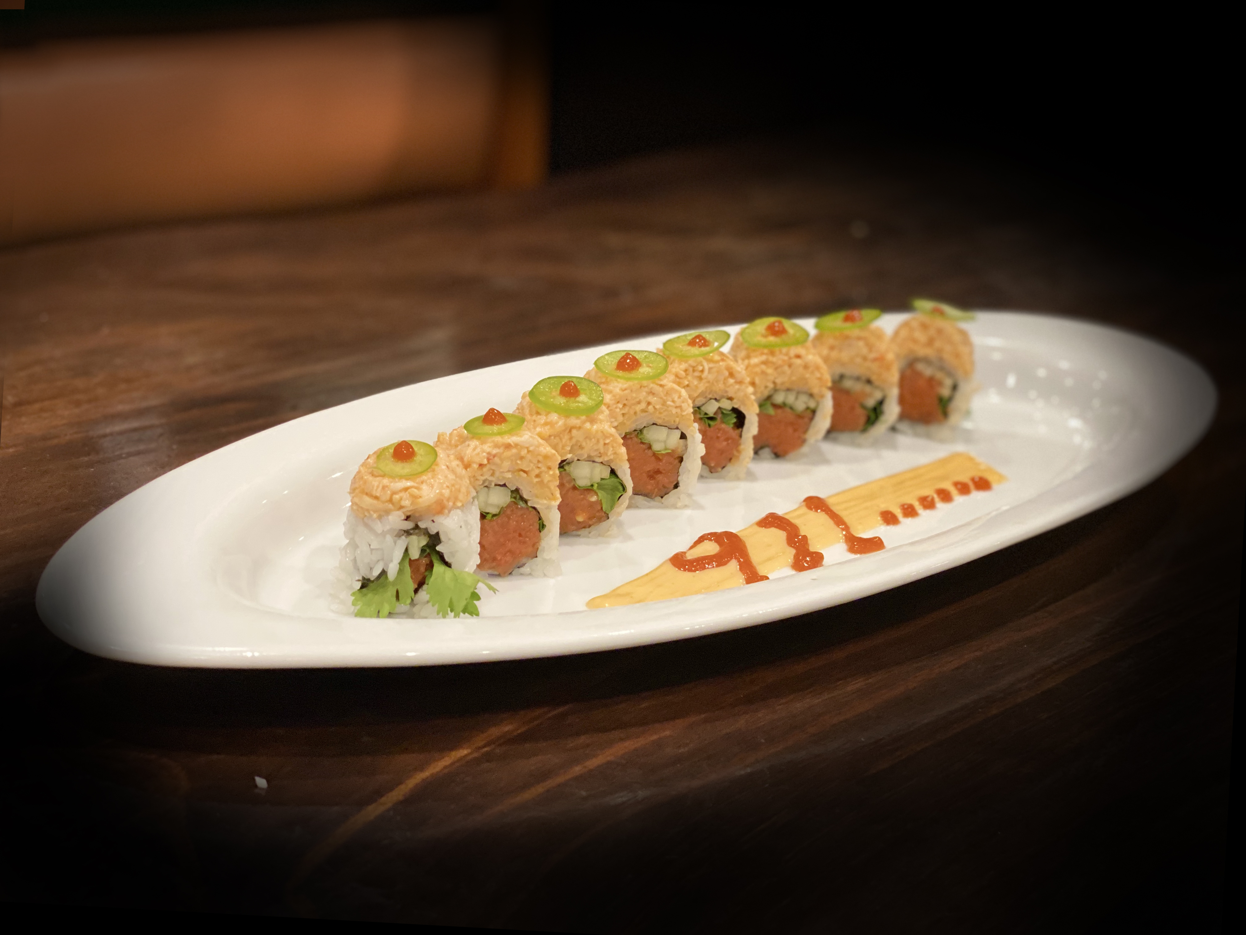 Order F11. 911 Roll food online from Hikari Sushi And Ramen store, Corona on bringmethat.com