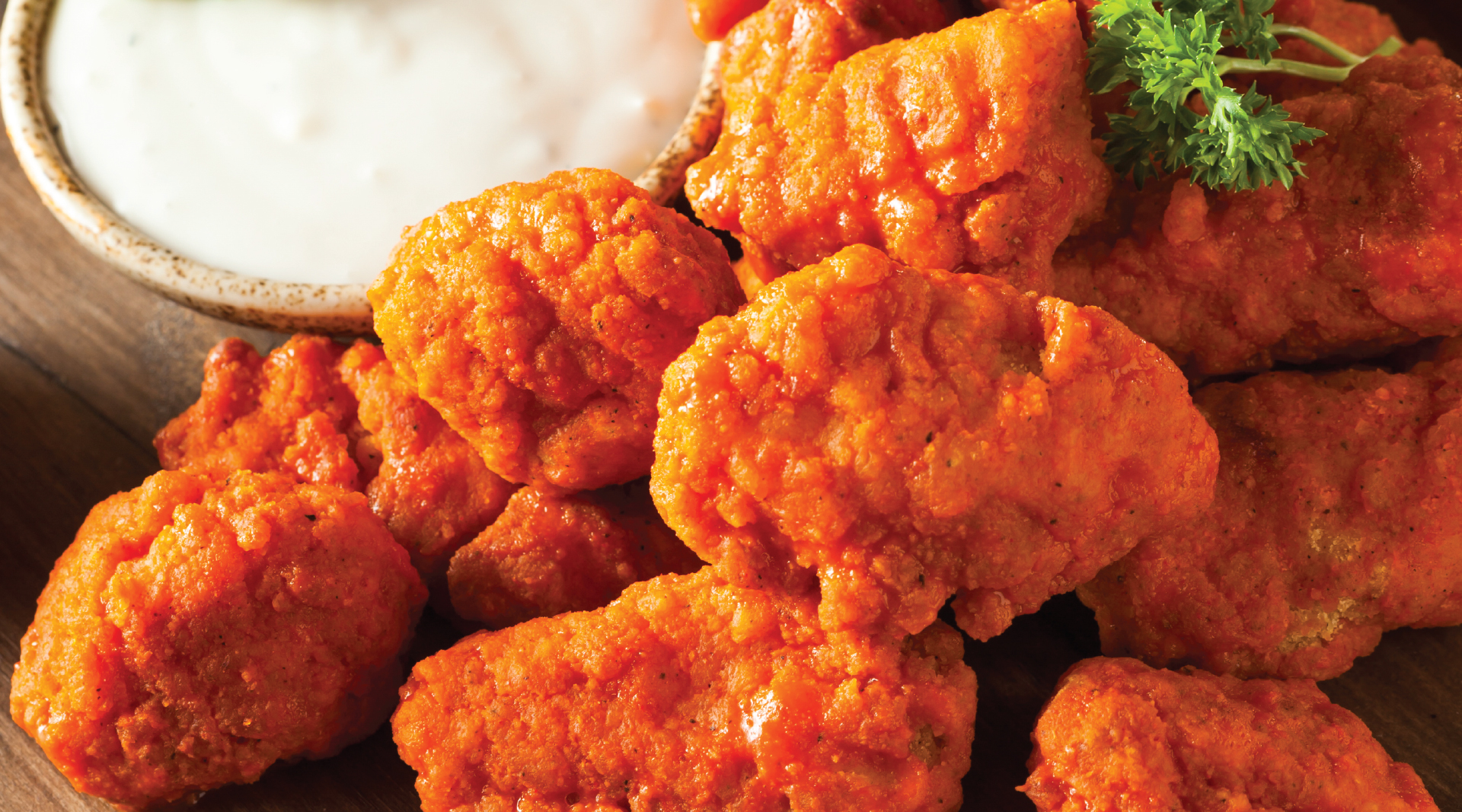 Order 6 Pieces Boneless Wing food online from Noble Roman Pizza store, Glenview on bringmethat.com