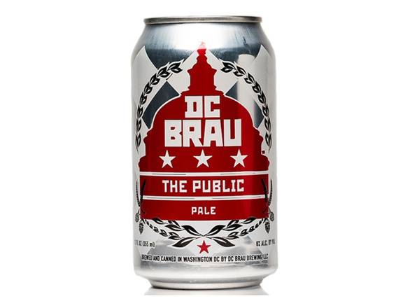 Order DC Brau The Public Pale Ale - 6x 12oz Cans food online from Exotic Wine and Liquors store, Washington on bringmethat.com