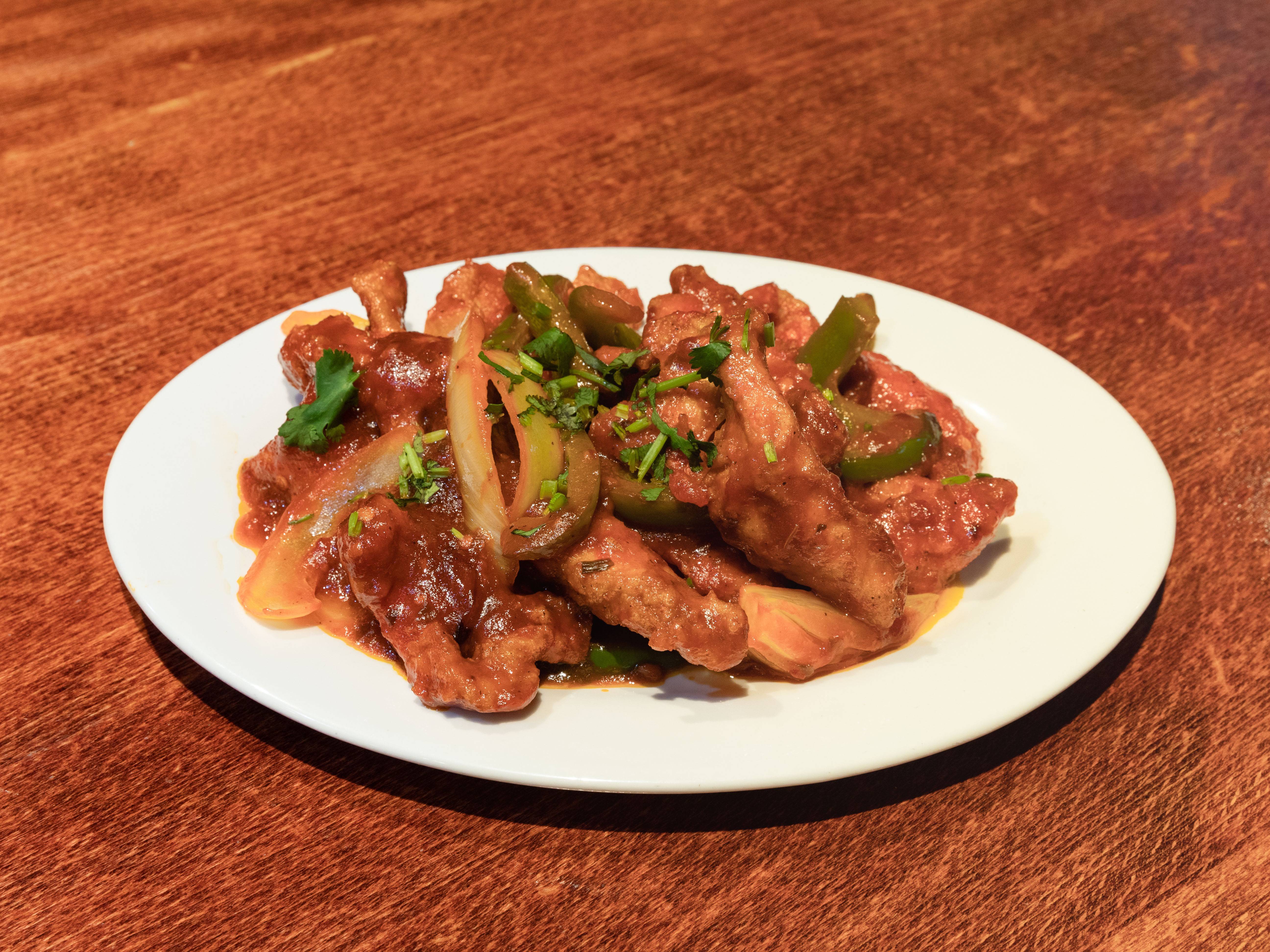 Order Chili Chicken Appetizer food online from Curry heights store, Brooklyn on bringmethat.com
