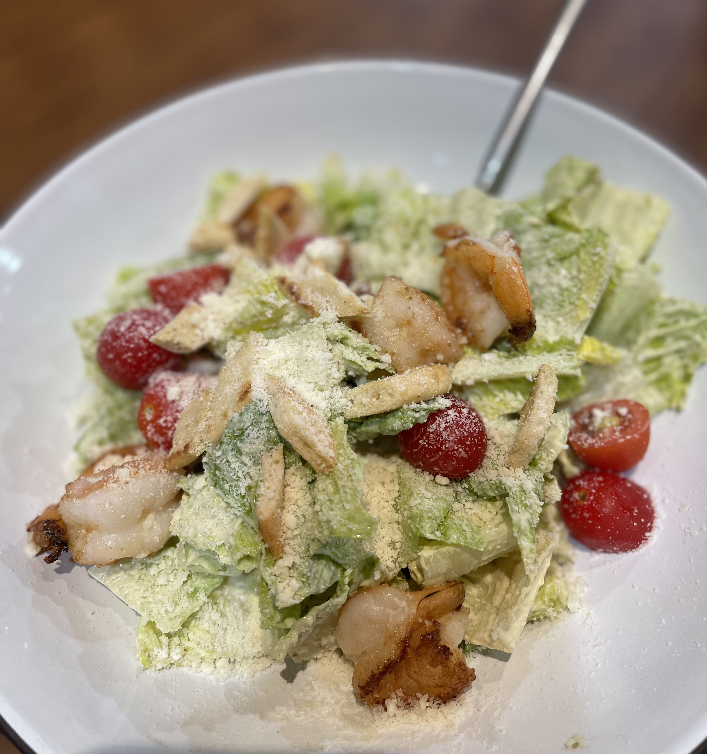 Order Caesar Salad with Shrimp food online from Lali Restaurant store, Philadelphia on bringmethat.com