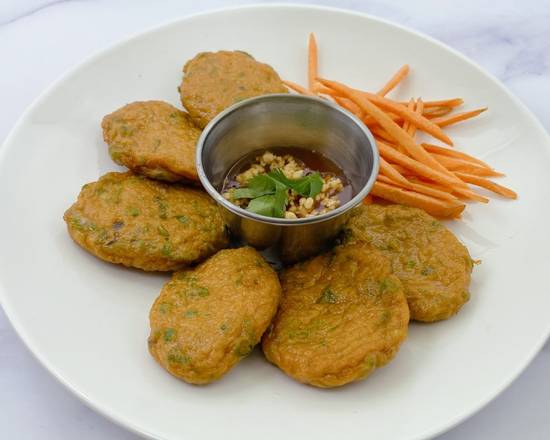 Order Thai Fish Cake (50 Pieces Tray) food online from Thai Curry store, Arlington on bringmethat.com