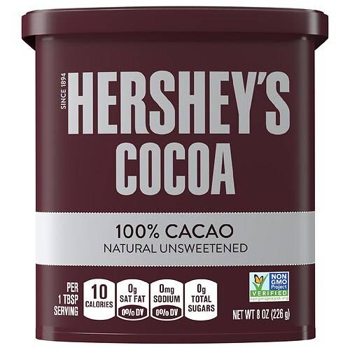 Order Hershey's Unsweetened Cocoa Can Hazelnut - 8.0 OZ food online from Walgreens store, Mandeville on bringmethat.com