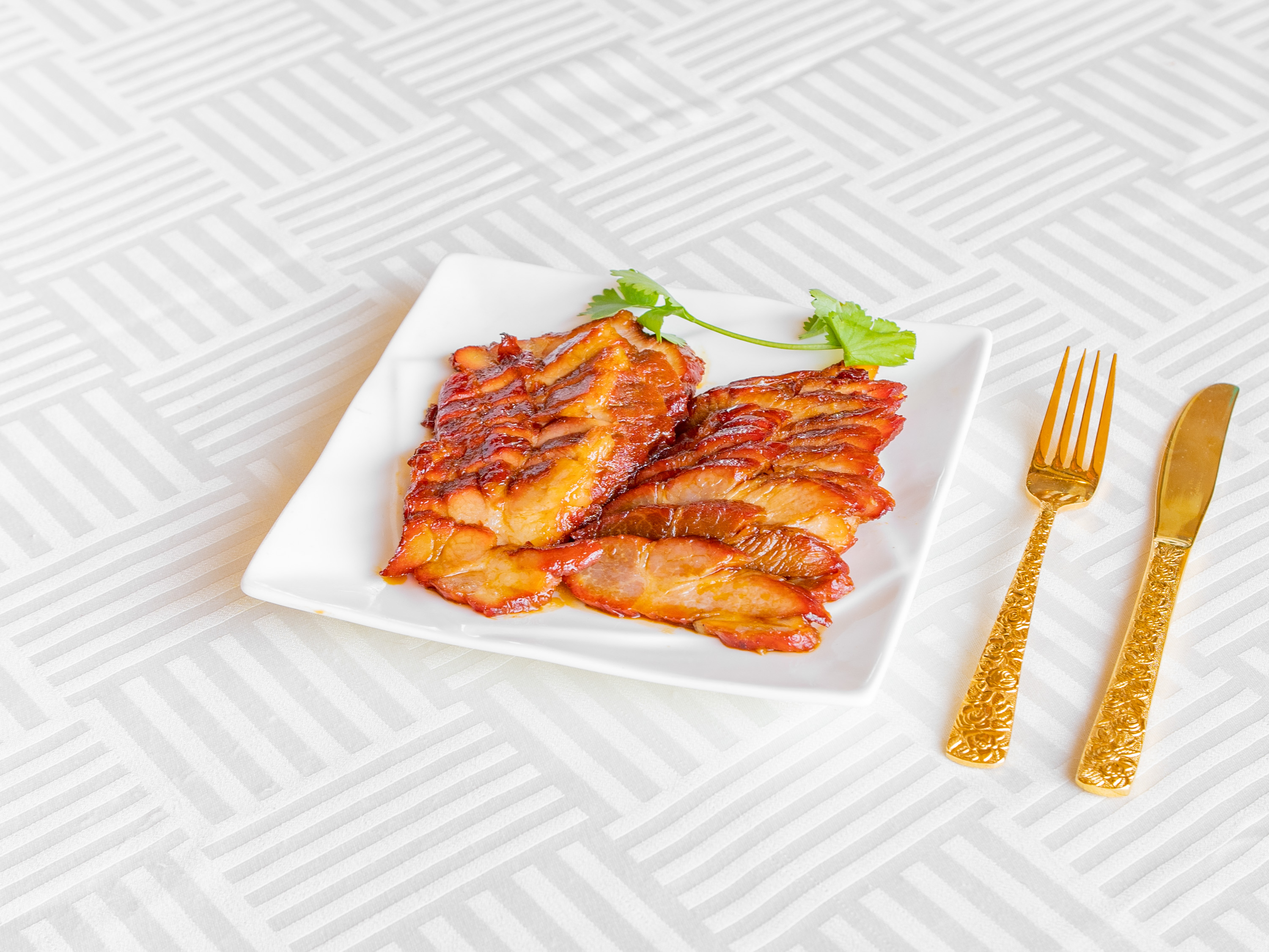 Order BBQ Pork 蜜汁叉燒  food online from Full House Seafood Restaurant store, Arcadia on bringmethat.com