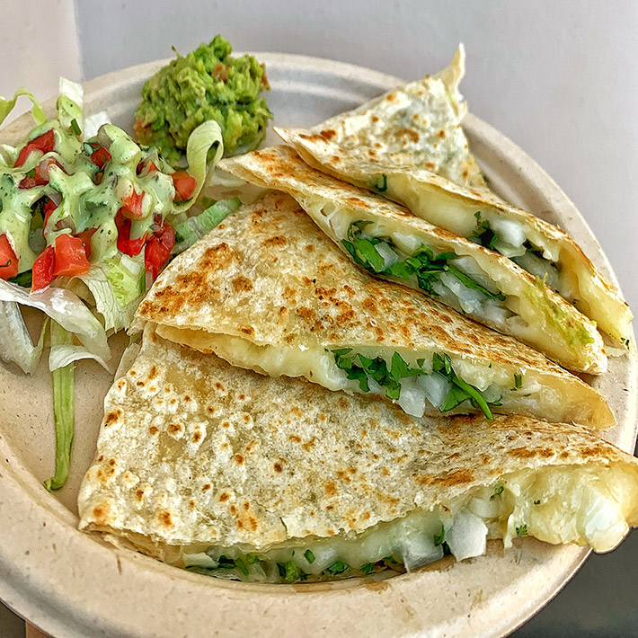 Order Cheese Quesadilla food online from The Great White Hut store, Glendale on bringmethat.com