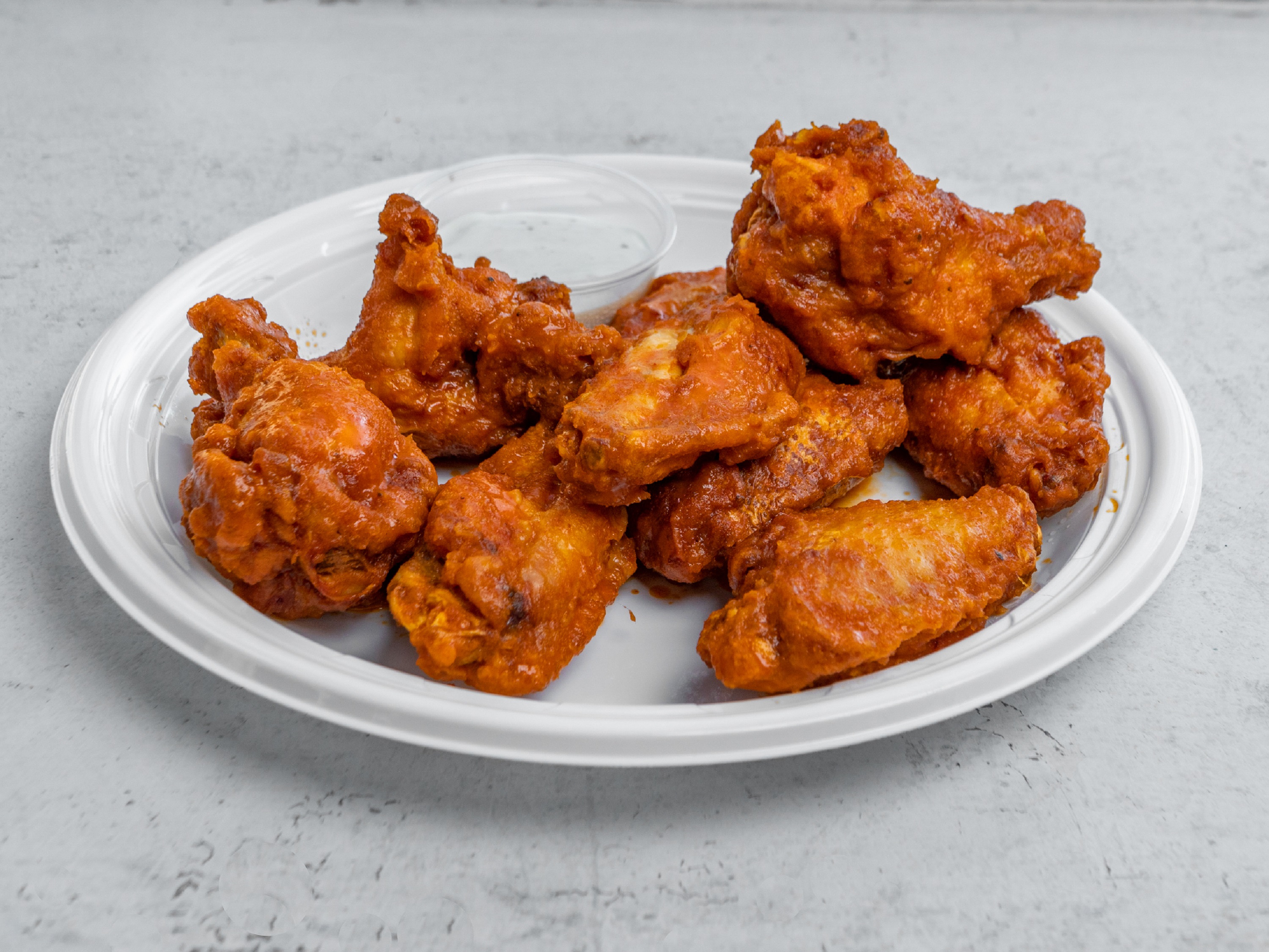 Order Six Party Wings food online from American wings and pizza store, Baltimore on bringmethat.com
