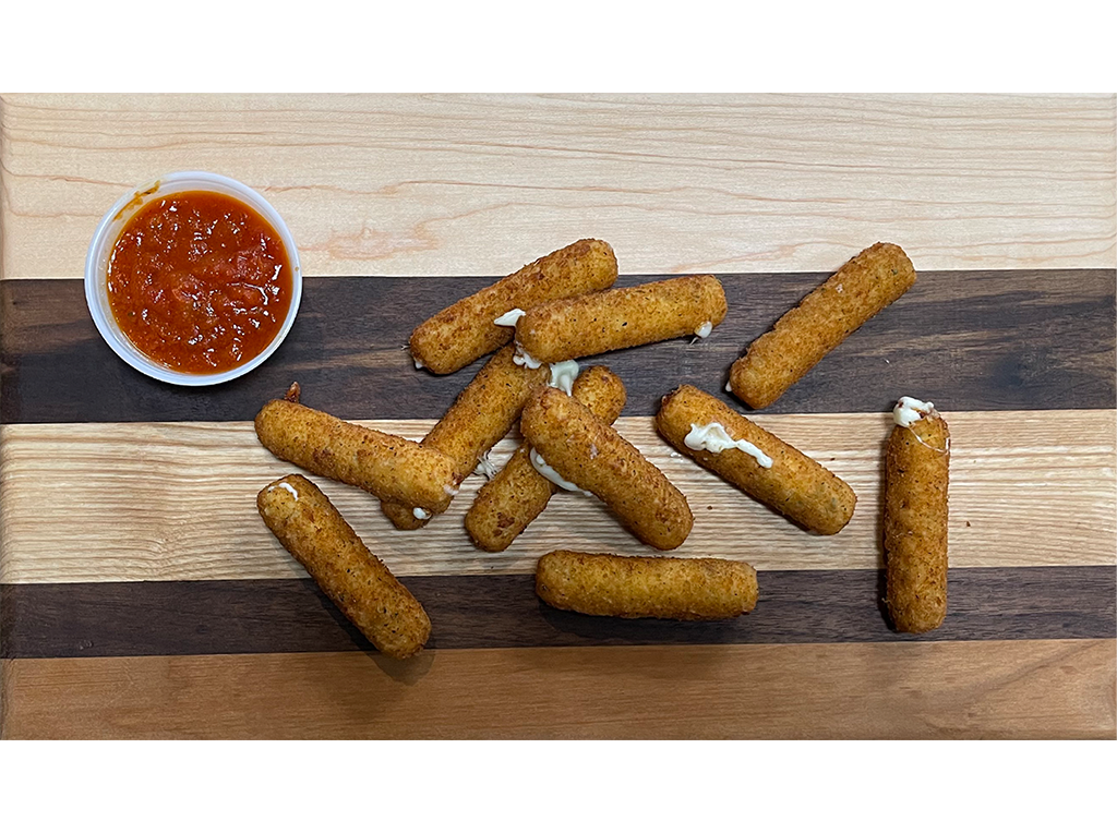 Order Mozzarella Sticks food online from Land of Pizza Inc store, South Boston on bringmethat.com