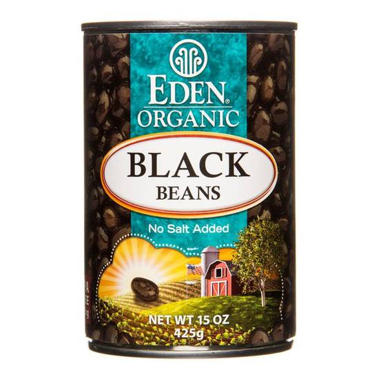 Order Eden Foods Organic No Salt Added Black Beans 15oz food online from Everyday Needs by Gopuff store, Escondido on bringmethat.com