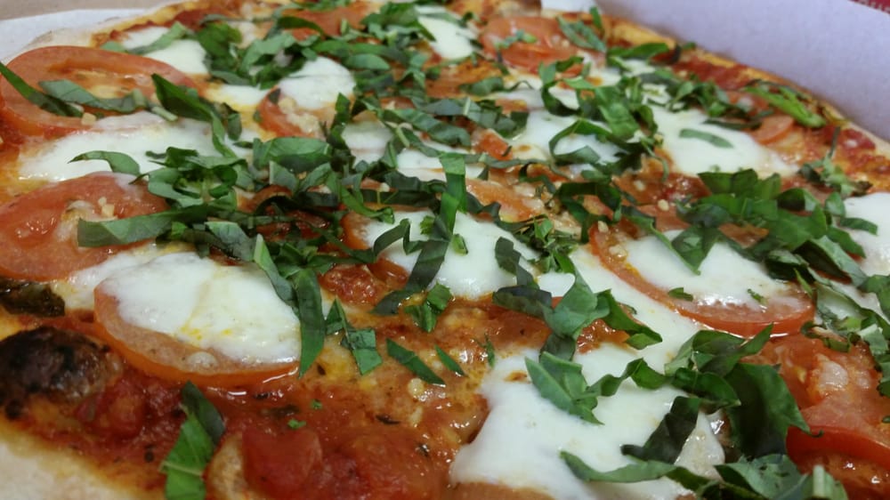 Order Caprese Pizza food online from Fat Tomato Pizza store, Hermosa Beach on bringmethat.com