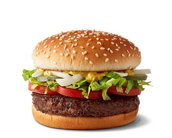 Order Homestyle Burger food online from Mcdonald's® store, PEARLAND on bringmethat.com