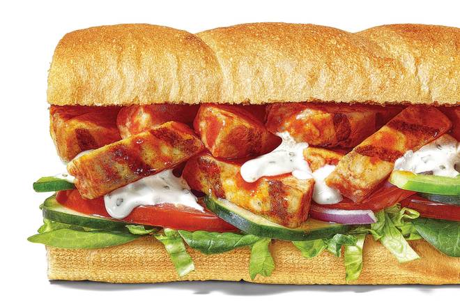 Order Buffalo Chicken 6 Inch Regular Sub food online from Subway store, Center Moriches on bringmethat.com