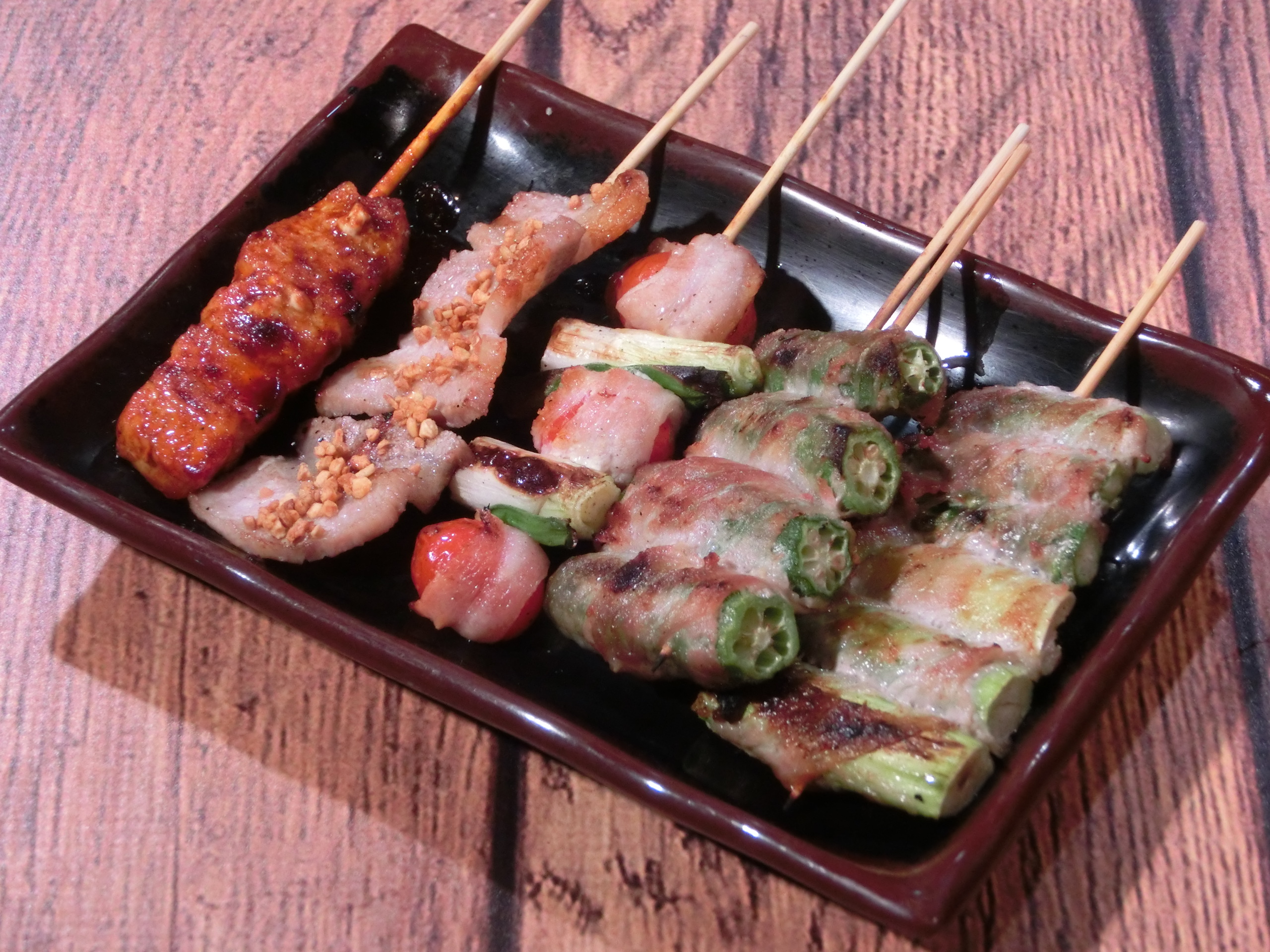 Order Pork Yakitori Set food online from Izakaya Takasei store, Fullerton on bringmethat.com
