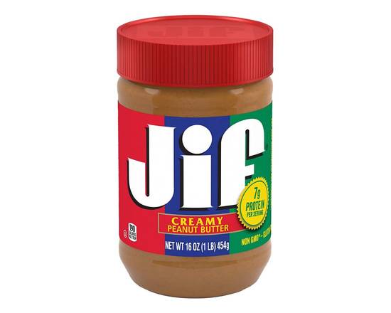 Order Jif Creamy Peanut Butter 16 oz food online from Rocket store, Palm Springs on bringmethat.com