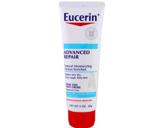Order Eucerin Advanced Repair Foot Cream 3 oz food online from McLean Ave Pharmacy store, Yonkers on bringmethat.com