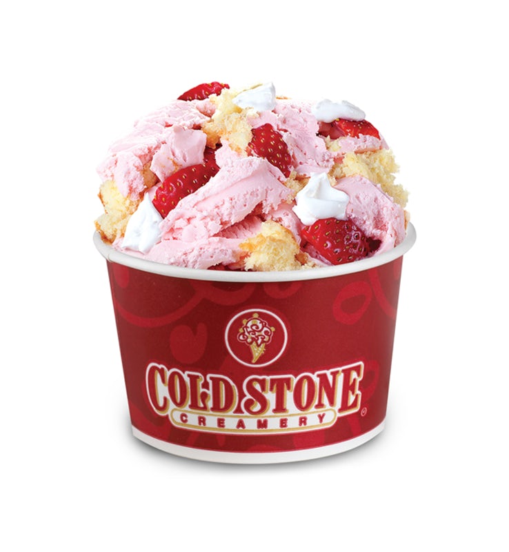 Order Surrender to Strawberry™ food online from Cold Stone Creamery store, Daly City on bringmethat.com