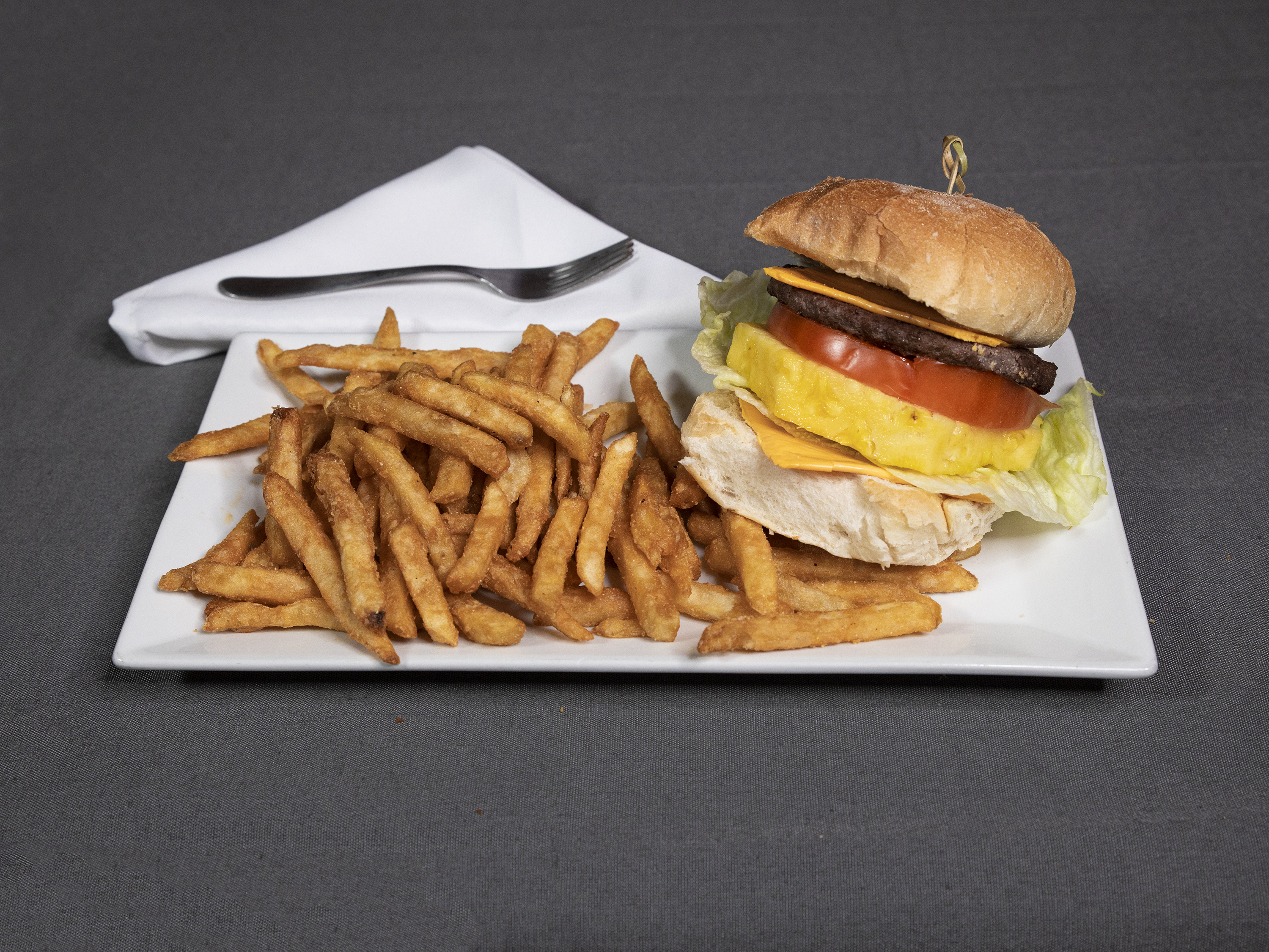 Order Fusion Bacon Cheese Burger food online from Fusion Spice Bar & Grille store, Wilmington on bringmethat.com