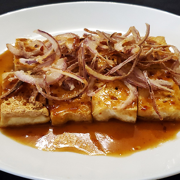 Order Spicy Tofu (appetizer) food online from Ichiban Sushi & Bar store, Canyon Country on bringmethat.com