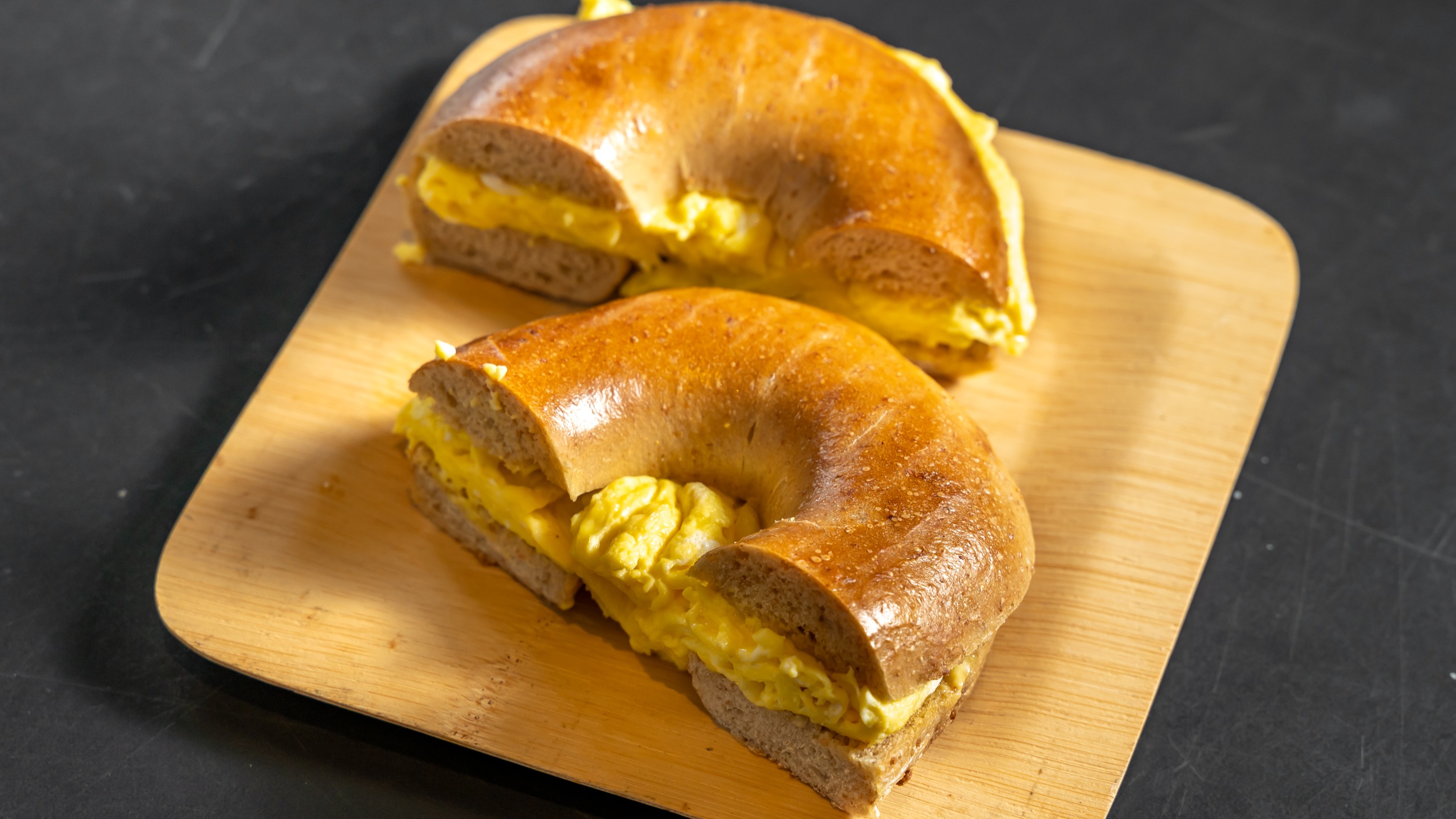 Order 2 Eggs Any Style on a Bagel food online from Veritable store, New York on bringmethat.com