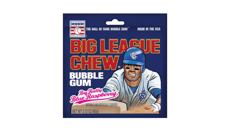 Order Big League Chew Tray -Blue Raspberry food online from Shell Rock Spring store, Bel Air on bringmethat.com