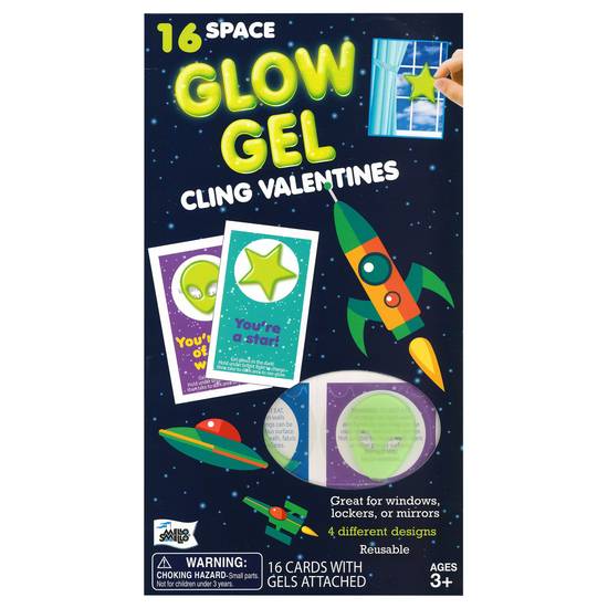 Order Mello Smello Space Glow Gel Valentine Card Kit food online from CVS store, PEMBROKE on bringmethat.com