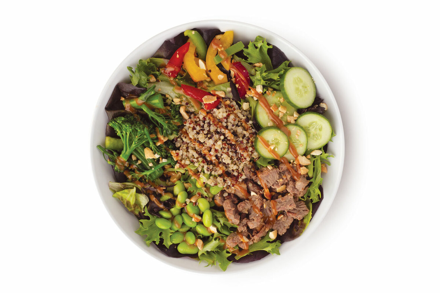Order Asian Steak and Quinoa Bowl food online from Cafe Zupas store, Columbus on bringmethat.com