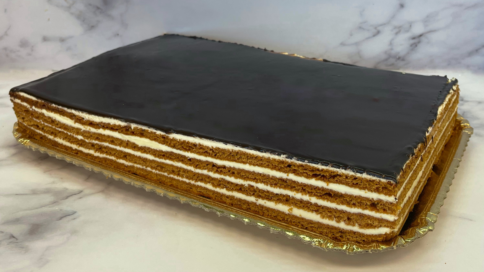 Order Chocolate Honey Cake food online from Sarkis Pastry store, Pasadena on bringmethat.com