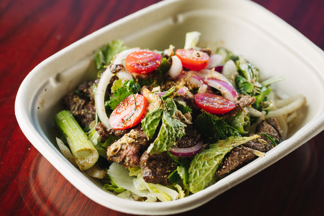 Order S1. Beef Salad food online from Thai 2 Go store, Dallas on bringmethat.com