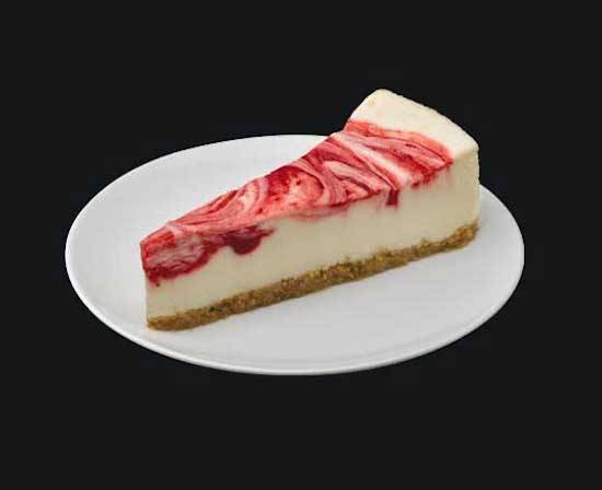 Order Strawberry Swirl Cheesecake food online from Long John Silver's store, Noblesville on bringmethat.com