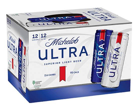 Order Michelob Ultra, 12pk-12oz can beer (4.2% ABV) food online from Samco Food Store store, Bakersfield on bringmethat.com