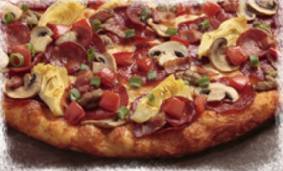 Order Wombo Combo Pizza food online from Round Table Pizza store, San Clemente on bringmethat.com
