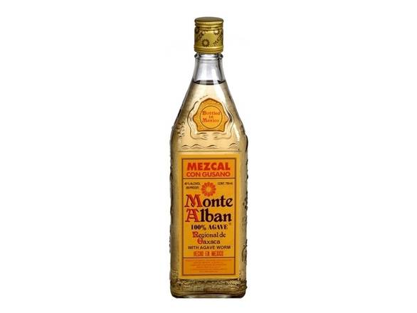 Order Monte Alban Mezcal Tequila - 750ml Bottle food online from Josh Wines & Liquors Inc store, New York on bringmethat.com