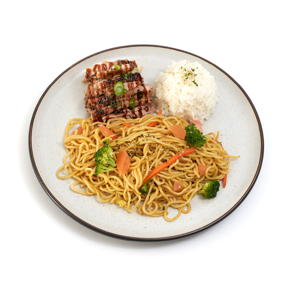 Order Chicken Butter Garlic Noodles food online from Yogis Grill store, Chandler on bringmethat.com
