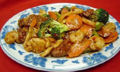 Order Triple Delight炒三鲜 food online from Char Koon Noodle Express store, Windsor on bringmethat.com