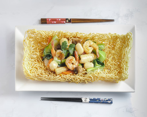 Order N3. Crispy Egg Noodles Seafood food online from Pho & Grill store, Montgomery Village on bringmethat.com